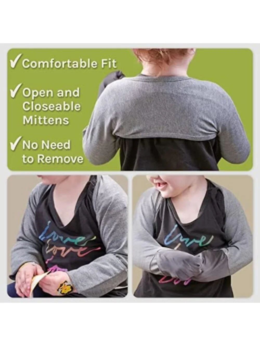 Eczema Relief Mittens | Scratch Sleeves for Comfort & Skin Protection